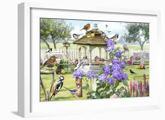 Bird Table-The Macneil Studio-Framed Giclee Print