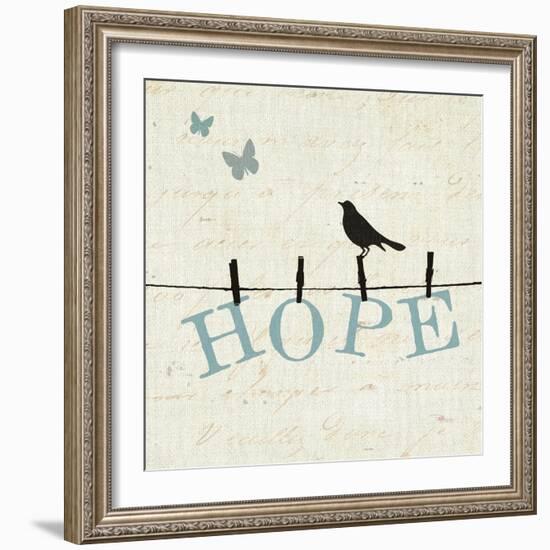 Bird Talk I-Pela Design-Framed Art Print