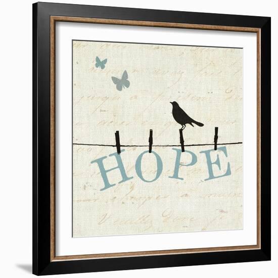 Bird Talk I-Pela Design-Framed Art Print