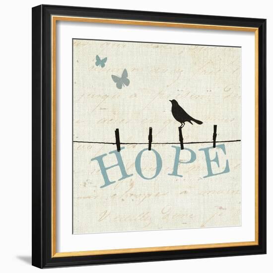 Bird Talk I-Pela Design-Framed Art Print