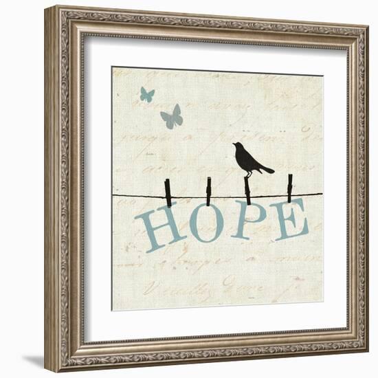 Bird Talk I-Pela Design-Framed Art Print