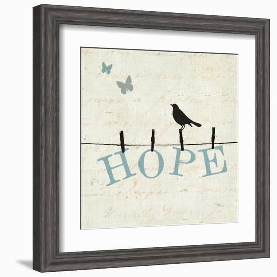 Bird Talk I-Pela Design-Framed Art Print