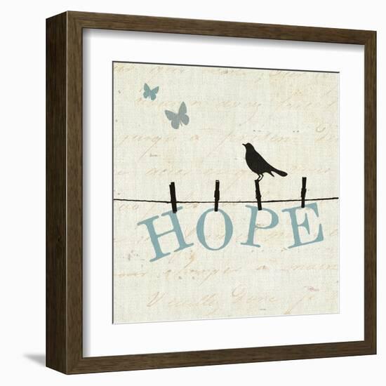 Bird Talk I-Pela Design-Framed Art Print