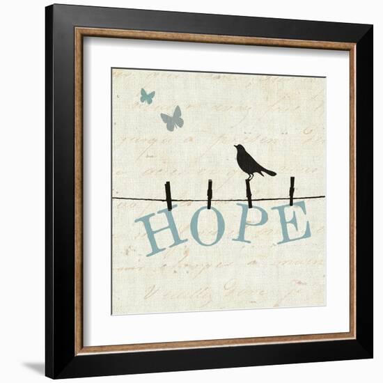 Bird Talk I-Pela Design-Framed Art Print