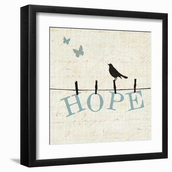 Bird Talk I-Pela Design-Framed Art Print