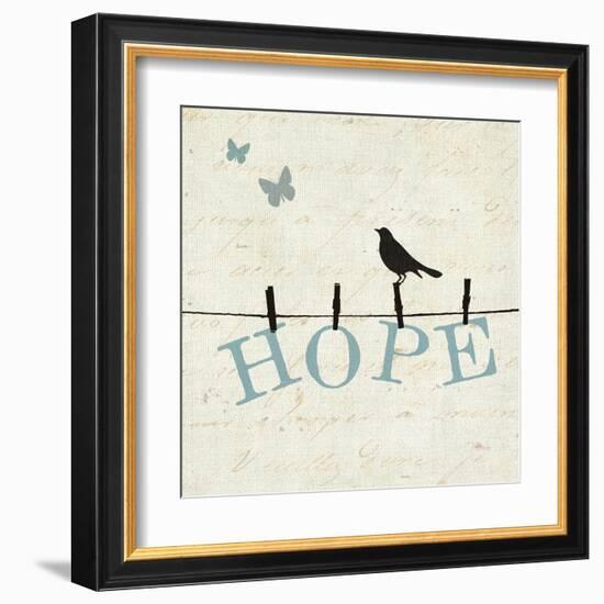 Bird Talk I-Pela Design-Framed Art Print