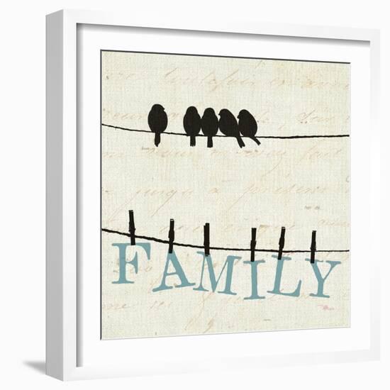 Bird Talk III-Jess Aiken-Framed Art Print