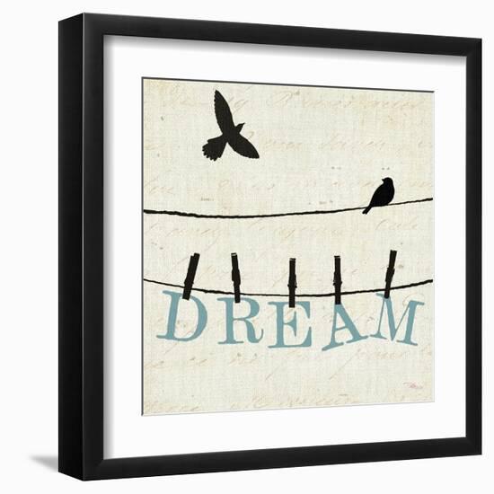 Bird Talk IV-Pela Design-Framed Art Print