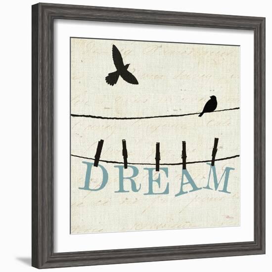 Bird Talk IV-Pela Design-Framed Premium Giclee Print