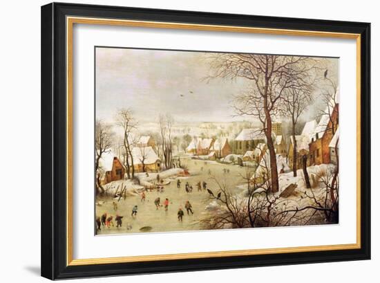 Bird Trap-Pieter Brueghel the Younger-Framed Giclee Print