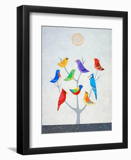 Bird Tree I-Casey Craig-Framed Art Print