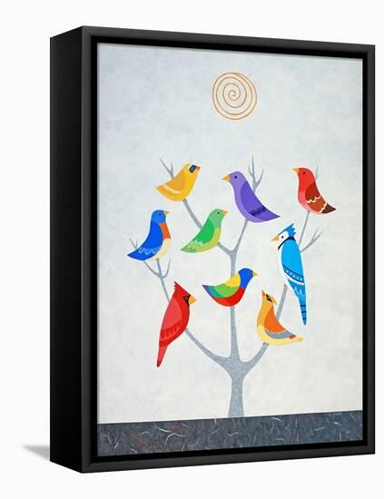 Bird Tree I-Casey Craig-Framed Stretched Canvas