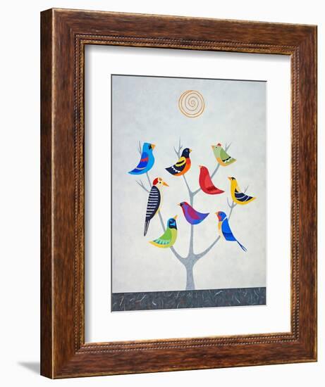 Bird Tree II-Casey Craig-Framed Art Print