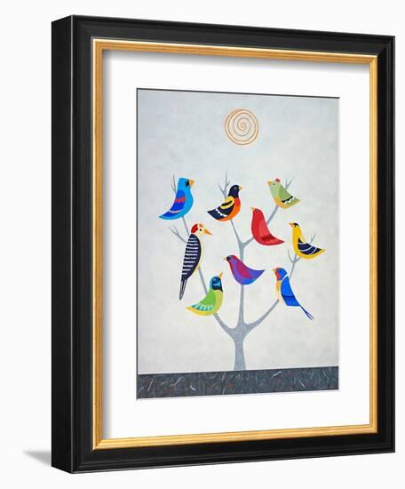 Bird Tree II-Casey Craig-Framed Art Print