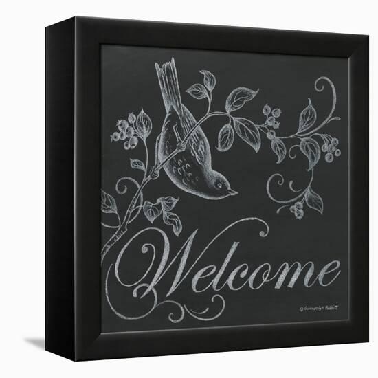 Bird Welcome-Gwendolyn Babbitt-Framed Stretched Canvas