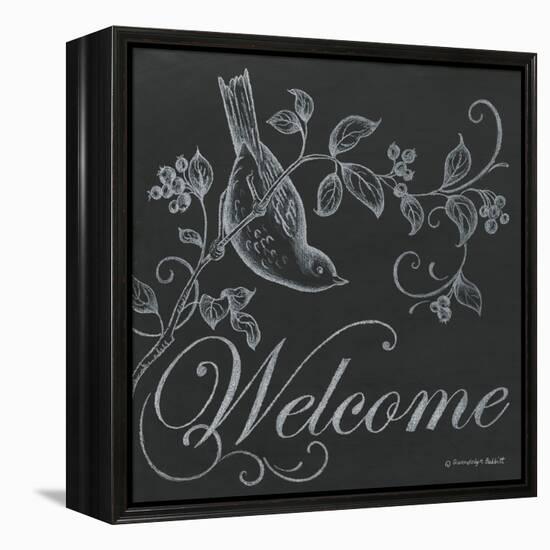 Bird Welcome-Gwendolyn Babbitt-Framed Stretched Canvas