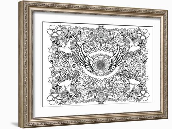 Bird-Art House Design-Framed Giclee Print