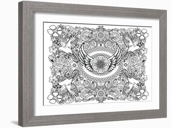 Bird-Art House Design-Framed Giclee Print