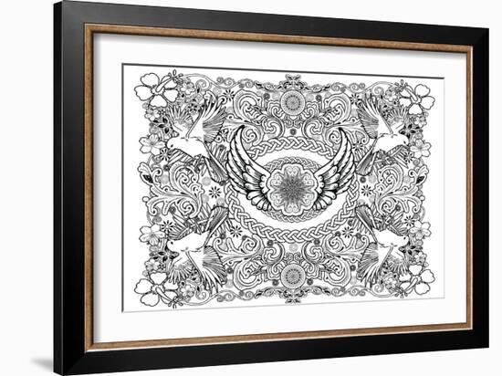 Bird-Art House Design-Framed Giclee Print