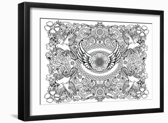 Bird-Art House Design-Framed Giclee Print