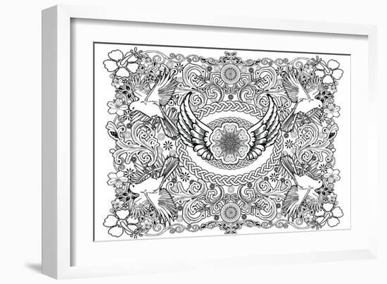 Bird-Art House Design-Framed Giclee Print