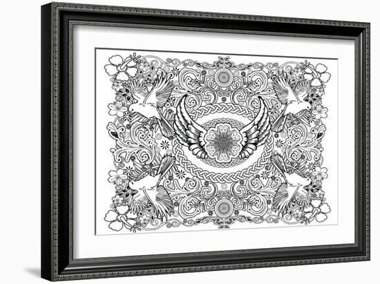 Bird-Art House Design-Framed Giclee Print