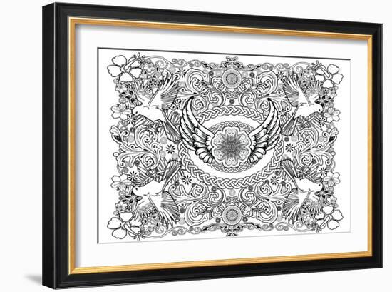 Bird-Art House Design-Framed Giclee Print