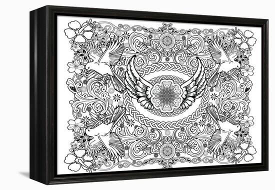 Bird-Art House Design-Framed Premier Image Canvas