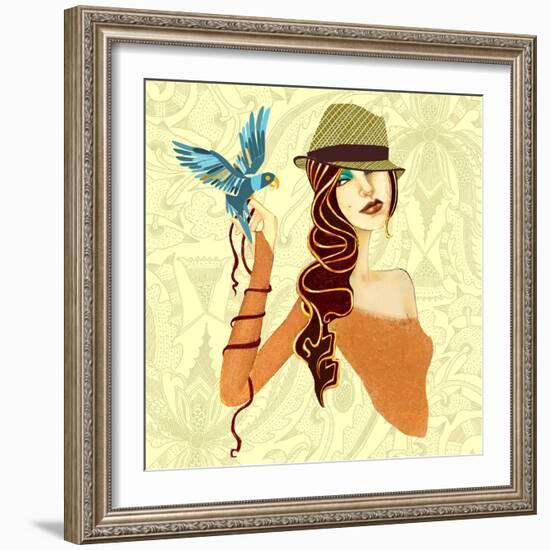 Bird-Jami Goddess-Framed Art Print