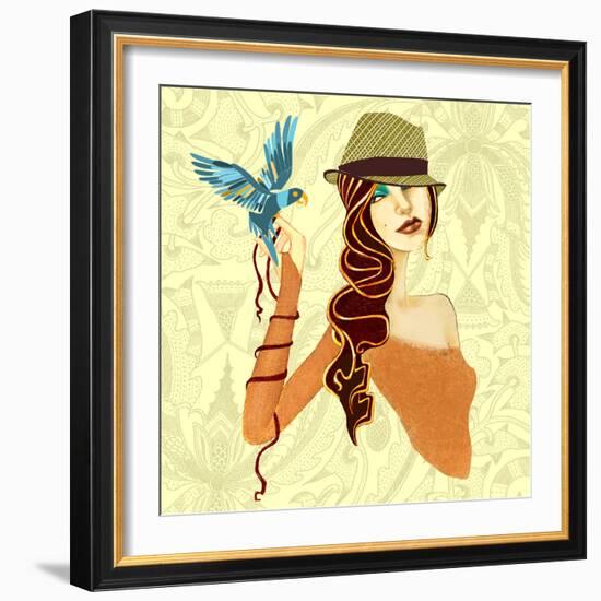 Bird-Jami Goddess-Framed Art Print