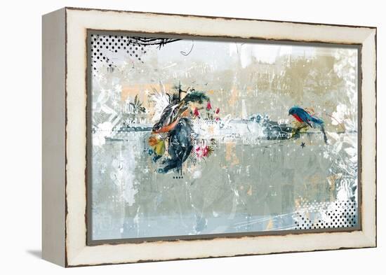 Birdalicious, 2014 (Collage on Canvas)-Teis Albers-Framed Premier Image Canvas