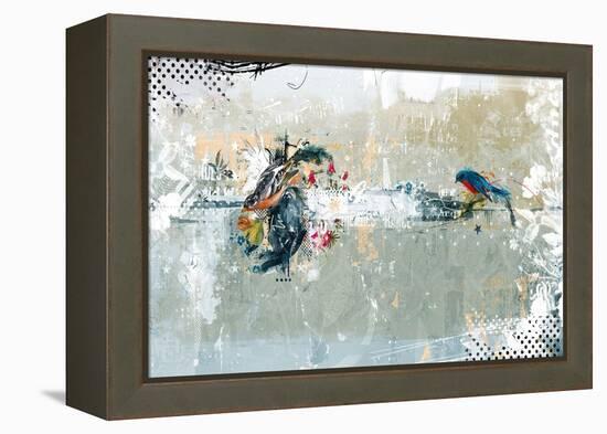 Birdalicious, 2014 (Collage on Canvas)-Teis Albers-Framed Premier Image Canvas