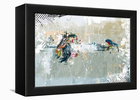 Birdalicious, 2014 (Collage on Canvas)-Teis Albers-Framed Premier Image Canvas