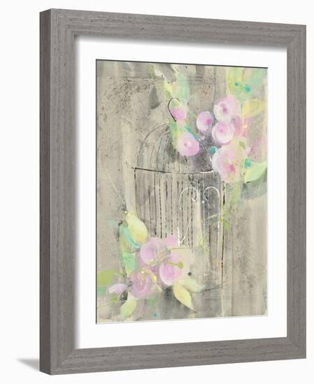 Birdcage Floral I-Albena Hristova-Framed Art Print