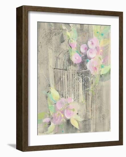 Birdcage Floral I-Albena Hristova-Framed Art Print