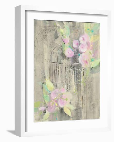 Birdcage Floral I-Albena Hristova-Framed Art Print