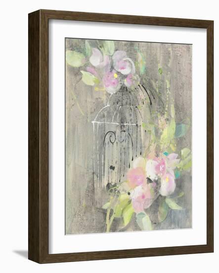 Birdcage Floral II-Albena Hristova-Framed Art Print