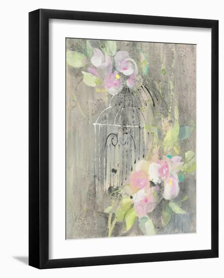 Birdcage Floral II-Albena Hristova-Framed Art Print