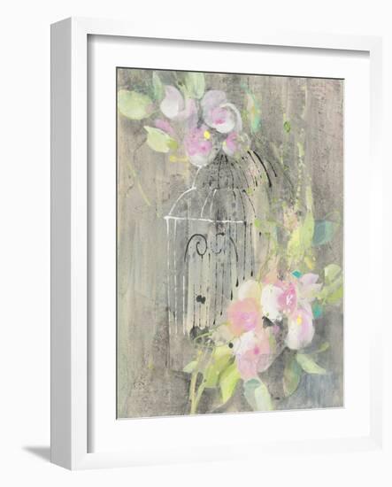 Birdcage Floral II-Albena Hristova-Framed Art Print