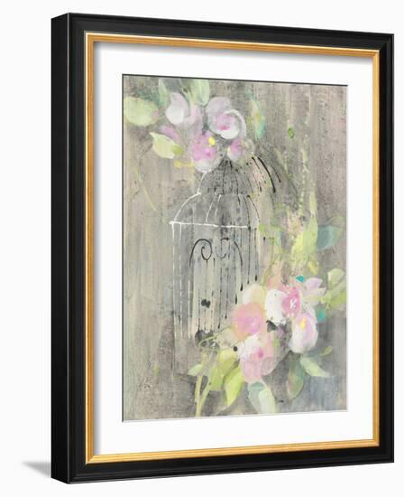 Birdcage Floral II-Albena Hristova-Framed Art Print