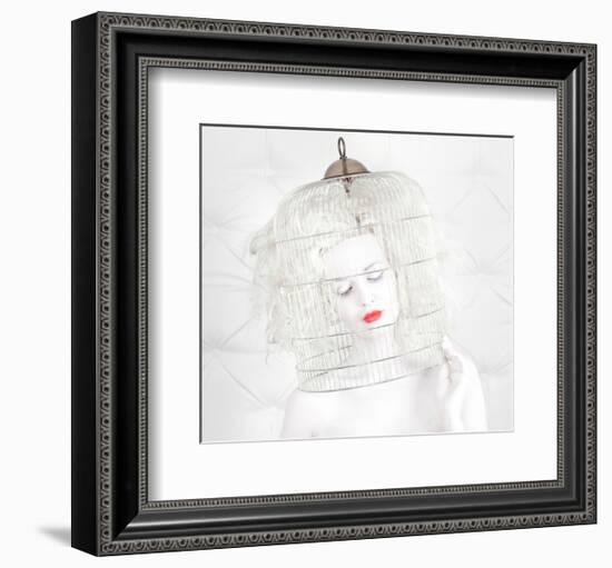 Birdcage Love-null-Framed Art Print