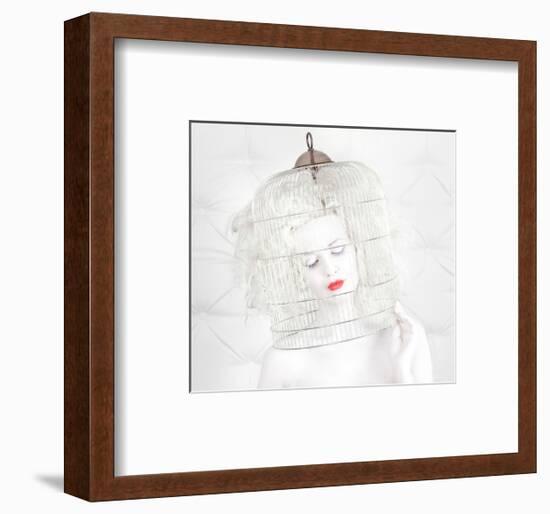 Birdcage Love-null-Framed Art Print