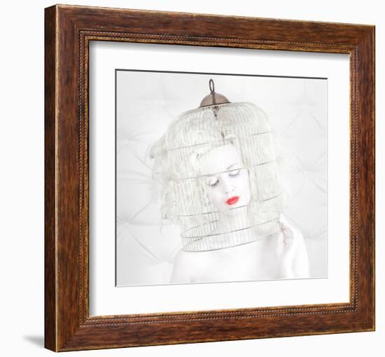 Birdcage Love-null-Framed Art Print