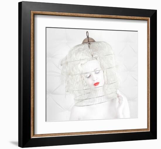 Birdcage Love-null-Framed Art Print