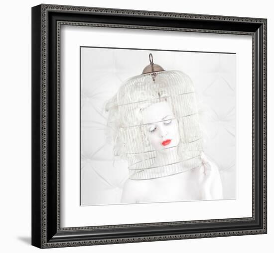 Birdcage Love-null-Framed Art Print