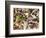 Birdfoot Violets and White Oak Leaves, Mark Twain National Forest, Missouri, USA-Charles Gurche-Framed Photographic Print