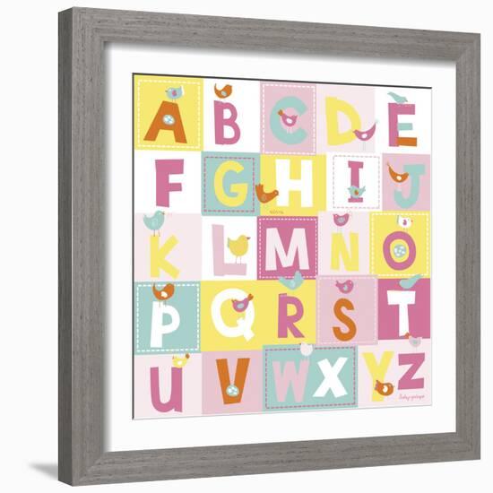 Birdie Alphabet-Lesley Grainger-Framed Giclee Print