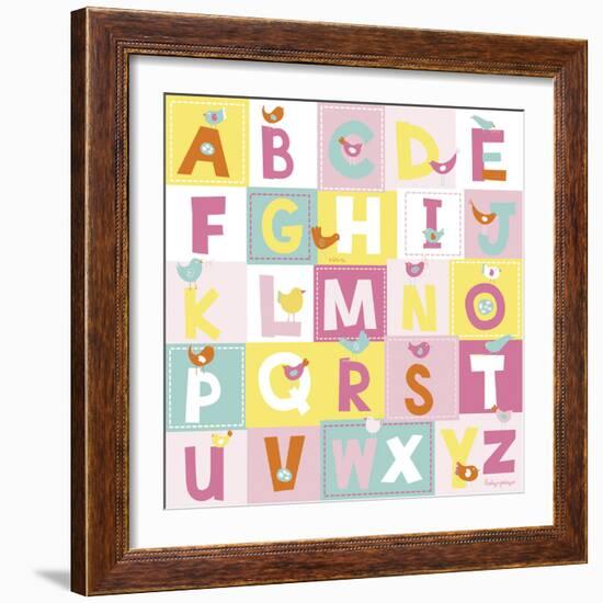 Birdie Alphabet-Lesley Grainger-Framed Giclee Print