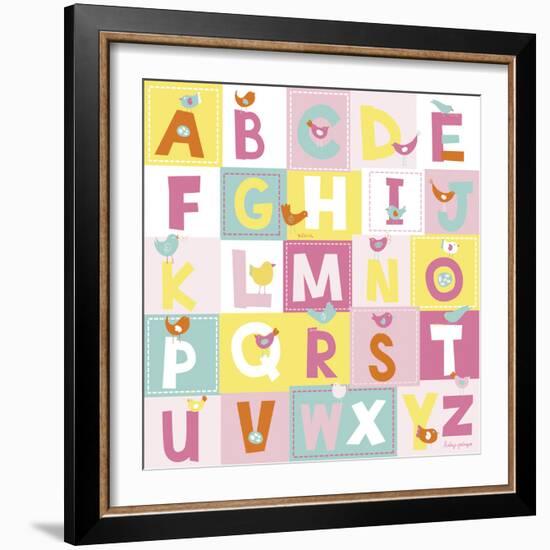 Birdie Alphabet-Lesley Grainger-Framed Giclee Print