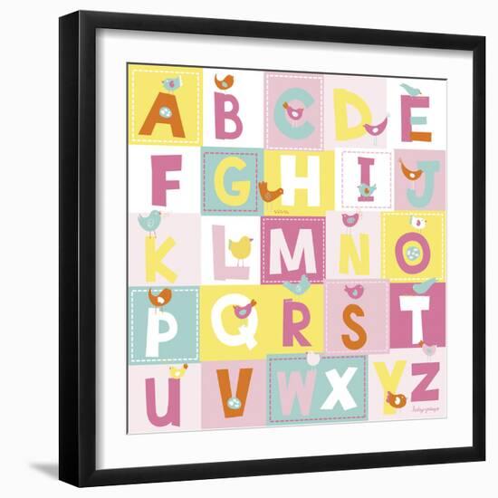 Birdie Alphabet-Lesley Grainger-Framed Giclee Print